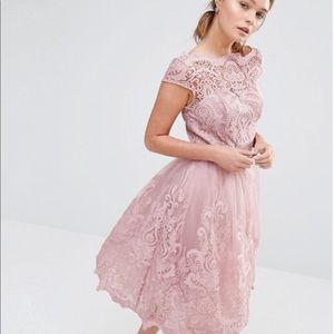 Chi Chi London Liviah Premium Lace w/ Bardot Neck